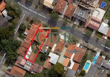 Terreno à venda na rua antônio meirelles sobrinho, cajuru, curitiba, 150 m2 por r$ 1.280.000