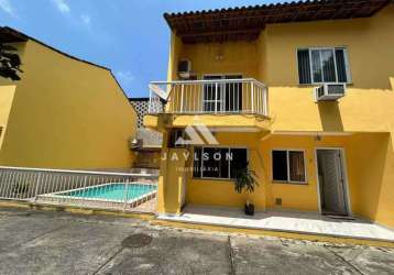 Casa em condomínio fechado com 3 quartos à venda na rua caviana, taquara, rio de janeiro, 100 m2 por r$ 428.000