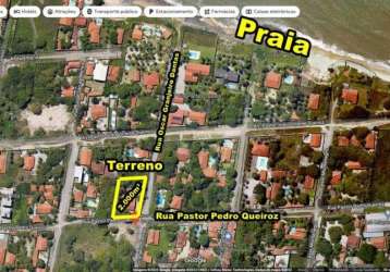 Veras vende terreno 2.000m²  no pacheco - caucaia - ce