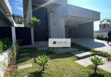 Casa com 3 dormitórios, 187 m² - venda por r$ 1.350.000,00 ou aluguel por r$ 7.739,00/mês - condomínio central parque - salto/sp