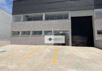 Galpão, 435 m² - venda por r$ 1.800.000 ou aluguel por r$ 10.290/mês - loteamento comercial bortoletto - indaiatuba/sp