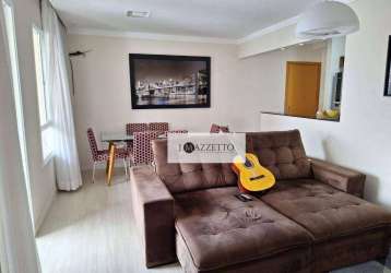 Apartamento com 3 dormitórios à venda, 83 m² por r$ 795.000 - jardim pompéia - indaiatuba/sp