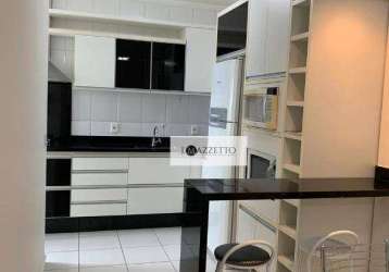 Apartamento com 2 dormitórios para alugar, 65 m² por r$ 3.601,00/mês - vila brizzola - indaiatuba/sp