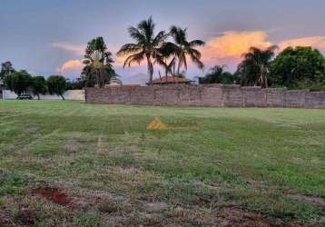 Terreno à venda, 1050 m² por r$ 787.500,00 - condomínio bosque das colinas - ribeirão preto/sp