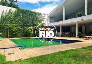 Casa em condomínio fechado com 5 quartos à venda na avenida das américas, --, barra da tijuca, rio de janeiro, 1100 m2 por r$ 4.400.000