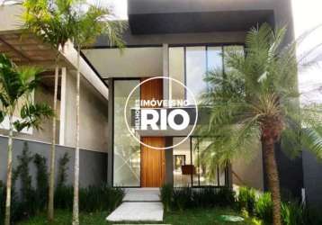 Casa em condomínio fechado com 4 quartos à venda na avenida das américas, --, barra da tijuca, rio de janeiro, 360 m2 por r$ 4.500.000