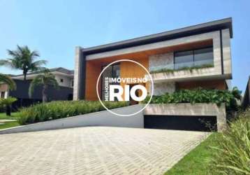 Casa em condomínio fechado com 5 quartos à venda na avenida das américas, --, barra da tijuca, rio de janeiro, 1490 m2 por r$ 21.500.000