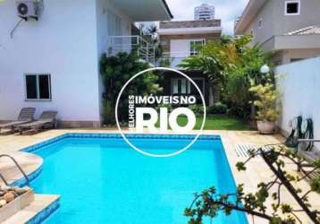 Casa em condomínio fechado com 4 quartos à venda na avenida das américas, --, barra da tijuca, rio de janeiro, 600 m2 por r$ 4.300.000