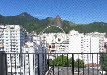 Cobertura com 2 quartos à venda na rua josé vicente, --, grajaú, rio de janeiro, 135 m2 por r$ 530.000