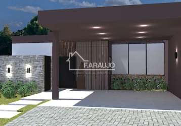 Casa terrea em construção  à venda no condomínio residencial jardim helena maria, wanel ville, sorocaba-sp