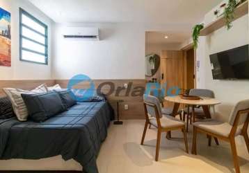 Loft à venda na rua décio vilares, copacabana, rio de janeiro, 27 m2 por r$ 734.393