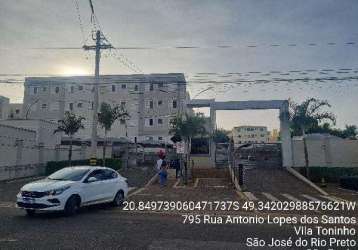 Apartamento à venda 2 quartos, 1 vaga, 10m², vila toninho, sao jose do rio preto - sp