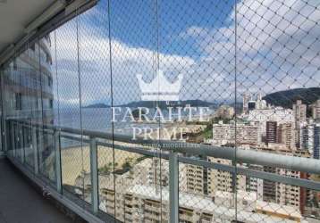 Apartamento 2 dormitórios 3 banheiros 2 vagas varanda com vista para o mar