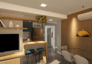 Apartamento  com 2 dormitórios, suíte, área de serviço, cozinha  e 2  banheiros. esta muito bem localizado, próximo ao transporte coletivo, escolas, mercados, bancos e demais comércio. os apartamentos