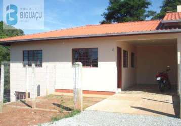 Casa com 2 quartos para alugar no jardim janaina, biguaçu , 73 m2 por r$ 1.900