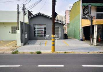 Aluguel de casa comercial no jardim guanabara, em campinas.