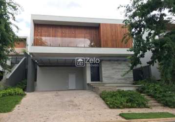 Casa em condomínio à venda com 342,4 m², 4 quartos 4 vagas em alphaville dom pedro 3, campinas