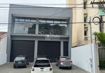 Salão para aluguel com 150 m², 4 vagas em jardim leonor, campinas