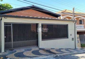 Casa à venda com 246 m², 4 quartos 3 vagas em vila marieta, campinas