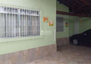 Casa à venda com 160 m², 4 quartos 2 vagas em jardim garcia, campinas