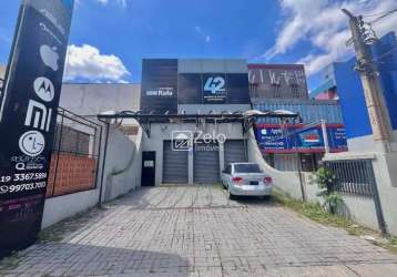 Barracão para aluguel com 248 m², 4 vagas em botafogo, campinas