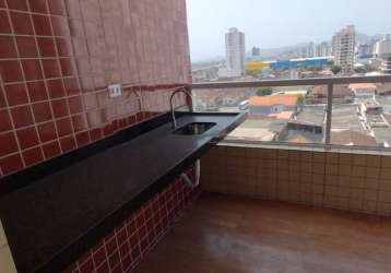 Apartamento com 2 dormitórios (1 suíte)  à venda, 73 m² por r$ 530.000,00 - aviação - praia grande/sp