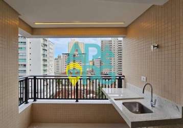 Apartamento alto padrão - aviação - praia grande/sp - c/ 2 dormitórios.