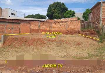 Terreno no bairro jardim tv