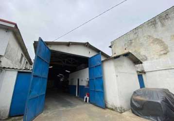 Barracão / galpão / depósito à venda na rua octavio corrêa, estuário, santos por r$ 1.200.000