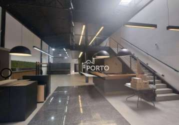 Salão, 183 m² - venda por r$ 2.800.000 ou aluguel por  - paulista - piracicaba/sp
