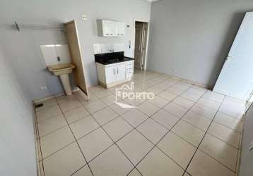 Kitnet com 1 quarto para alugar, 30 m² - centro - piracicaba