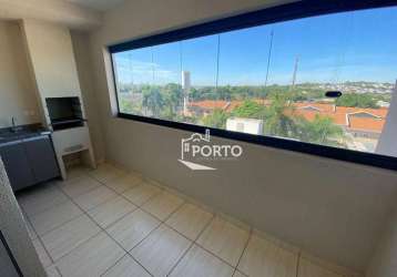 Apartamento com 2 quartos à venda, 65 m² - gleba califórnia - piracicaba/sp