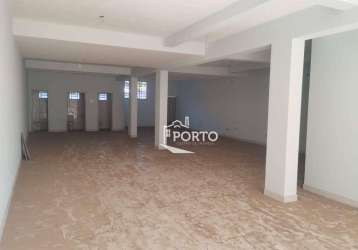 Salão para alugar, 187 m² - paulista - piracicaba/sp