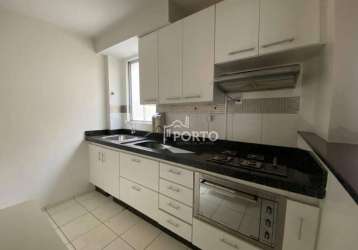 Apartamento com 2 dormitórios à venda, 45 m² por r$ 165.000,00 - dois córregos - piracicaba/sp