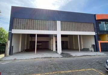 Galpão comercial para locação, boqueirão, praia grande - ga0002.