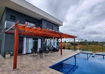 Casa com 3 dormitórios à venda, 400 m² por r$ 2.200.000 - condomínio residencial lago dourado - jardim nova esperança - jacareí/sp