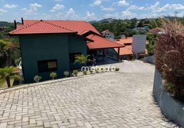 Casa com 3 dormitórios à venda, 445 m² por r$ 2.400.000,00 - condomínio residencial alpes de guararema - guararema/sp