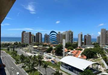 Apartamento 1/4, vista para o mar em armação, nascente, 27 m2, andar intermediário, 01 banheiro!