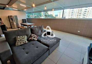 Apartamento com 2 dormitórios à venda, 140 m² por r$ 930.000,00 - gonzaga - santos/sp