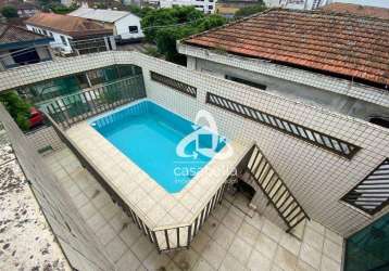 Casa com 4 dormitórios à venda, 318 m² por r$ 1.399.000,00 - embaré - santos/sp