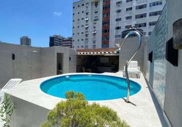 Casa com 3 dormitórios à venda, 200 m² por r$ 1.570.000,00 - boqueirão - santos/sp