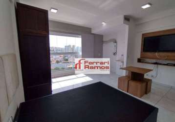 Studio com 1 dormitório para alugar, 28 m² por r$ 2.508,00/mês - macedo - guarulhos/sp