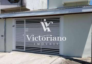 Sobrado desocupado - 120m² 3 dorm. – villa branca – aceita finan. e fgts!