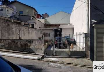 Terreno com casa - oportunidade na vila gumercindo - imóvel para construtores