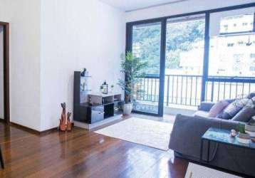 Apartamento com 2 dormitórios à venda, 90 m² por r$ 1.269.000 - humaitá - rio de janeiro/rj