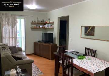 Apartamento à venda em são paulo-sp, na vila maria alta: 2 quartos, 2 salas, 1 vaga, 56m² de área!