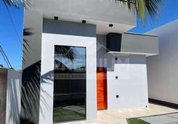 Casa com 3 quartos à venda na rua dos marrecos, parque nanci, maricá, 94 m2 por r$ 499.000