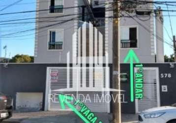 Apartamento com 2 quartos à venda na rua ingá, --, vila linda, santo andré por r$ 270.000