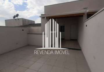 Cobertura com 2 quartos à venda na rua onze de agosto, --, vila américa, santo andré por r$ 400.000