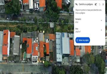 Terreno à venda na rua condessa de pinhal, --, parque colonial, são paulo por r$ 1.300.000